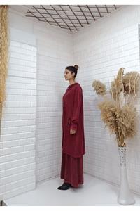 Etnik Kapşonlu Cep Detaylı Tunik