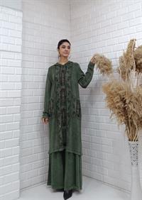 etnik tunik hakiyeşil