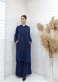 etnik tunik lacivert