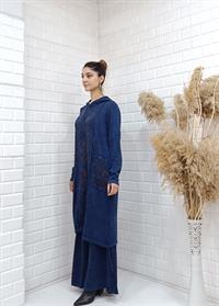 etnik tunik lacivert