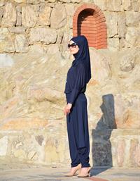 hesna şalvar takım lacivert