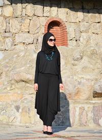 hesna şalvar takım siyah