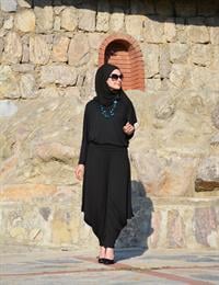 hesna şalvar takım siyah