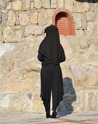 hesna şalvar takım siyah
