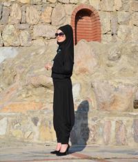 hesna şalvar takım siyah