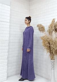 hilal salaş elbise mor