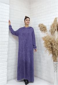 hilal salaş elbise mor