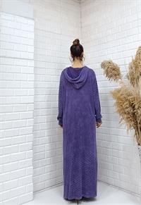 hilal salaş elbise mor