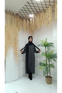 Kadın Atkı Yaka Ferace