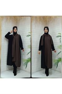 Kadın Atkı Yaka Ferace