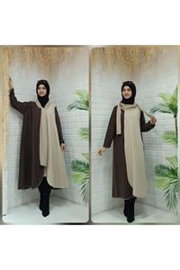 Kadın Atkı Yaka Ferace