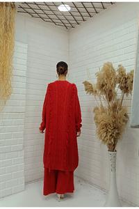 Kadın Bisiklet Yaka Önü Püskül Detaylı Tunik