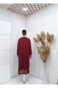 Kadın Bisiklet Yaka Önü ve Etekleri Dantel Detaylı Tunik