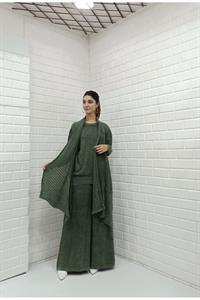 Kadın Bisiklet Yaka Yelekli Takım