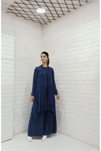 Kadın Bisiklet Yaka Yelekli Takım