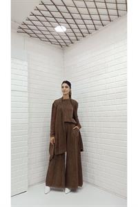 Kadın Bisiklet Yaka Yelekli Takım