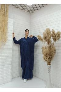 Kadın Çapraz Yaka Önü Kapalı Cepli Tunik