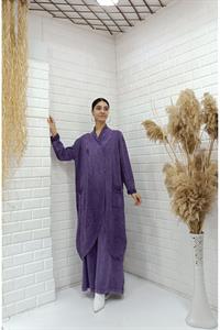 Kadın Çapraz Yaka Önü Kapalı Cepli Tunik