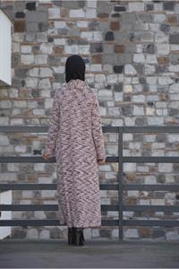 Kadın Degaje Yaka Atlı Ferace