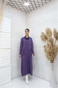 Kadın Degaje Yaka Cepli Elbise