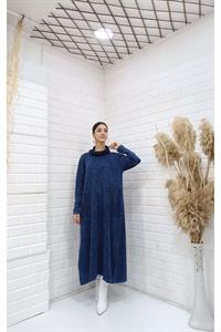 Kadın Degaje Yaka Cepli Elbise