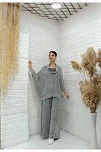 Kadın Degaje Yaka Panço