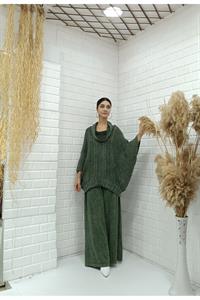 Kadın Degaje Yaka Panço