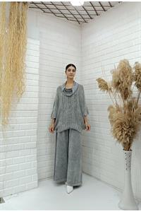 Kadın Degaje Yaka Panço