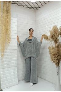 Kadın Degaje Yaka Panço