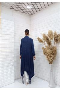 Kadın Etekleri ve kolları İp Detaylı Hırka