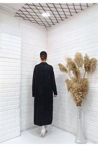 Kadın Hakim Yaka Önü Düğmeli Cepli Ceket Hırka