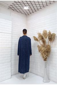 Kadın Hakim Yaka Önü Düğmeli Cepli Ceket Hırka