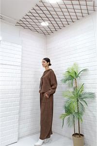 Kadın Kapüşonlu Şalvar Takım