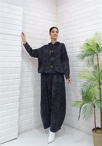 Kadın Kapüşonlu Şalvar Takım antrasit