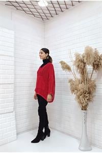 Kadın Ve Yaka Kapüşonlu Önü Tek Cepli Bluz