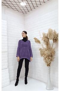 Kadın Ve Yaka Kapüşonlu Önü Tek Cepli Bluz