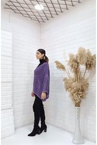 Kadın Ve Yaka Kapüşonlu Önü Tek Cepli Bluz