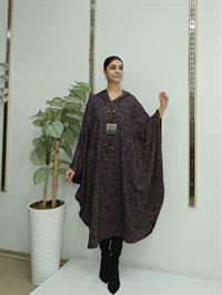 Kapüşonlu Panço Mürdüm