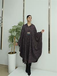 Kapüşonlu Panço Mürdüm