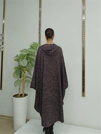 Kapüşonlu Panço Mürdüm