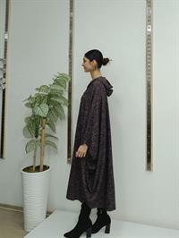 Kapüşonlu Panço Mürdüm