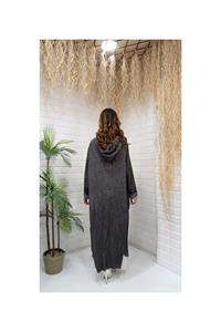 Kök Boya Yıkama Kimono Antrasit