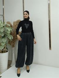 lastikli salaş pantolon antrasit