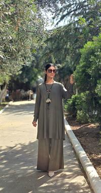 penye salaş ikili takım haki yeşil