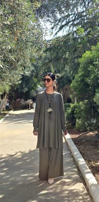 penye salaş ikili takım haki yeşil