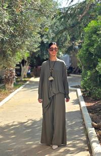 penye salaş pantolon haki yeşil