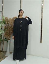 rahat salaş ipli tunik antrasit