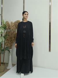 rahat salaş ipli tunik antrasit