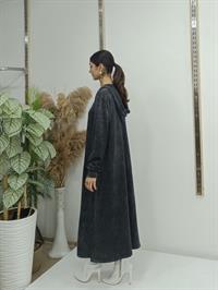 Salaş Kanguru Cepli Elbise Antrasit