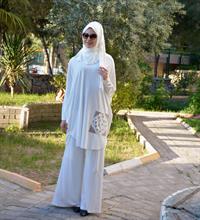 salaş spor tunik ekru